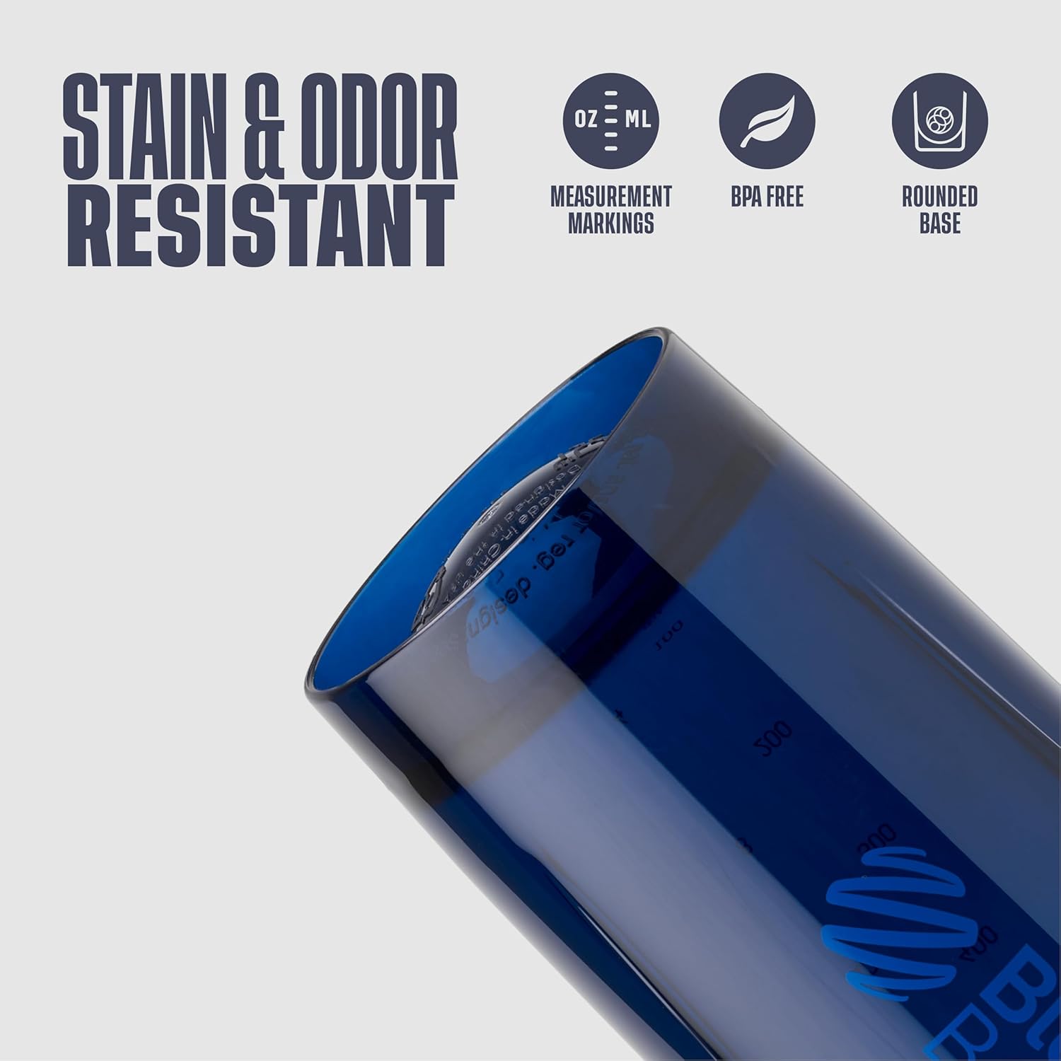 Strada Shaker Cup Perfect for Protein Shakes and Pre Workout, 28-Ounce, Blue