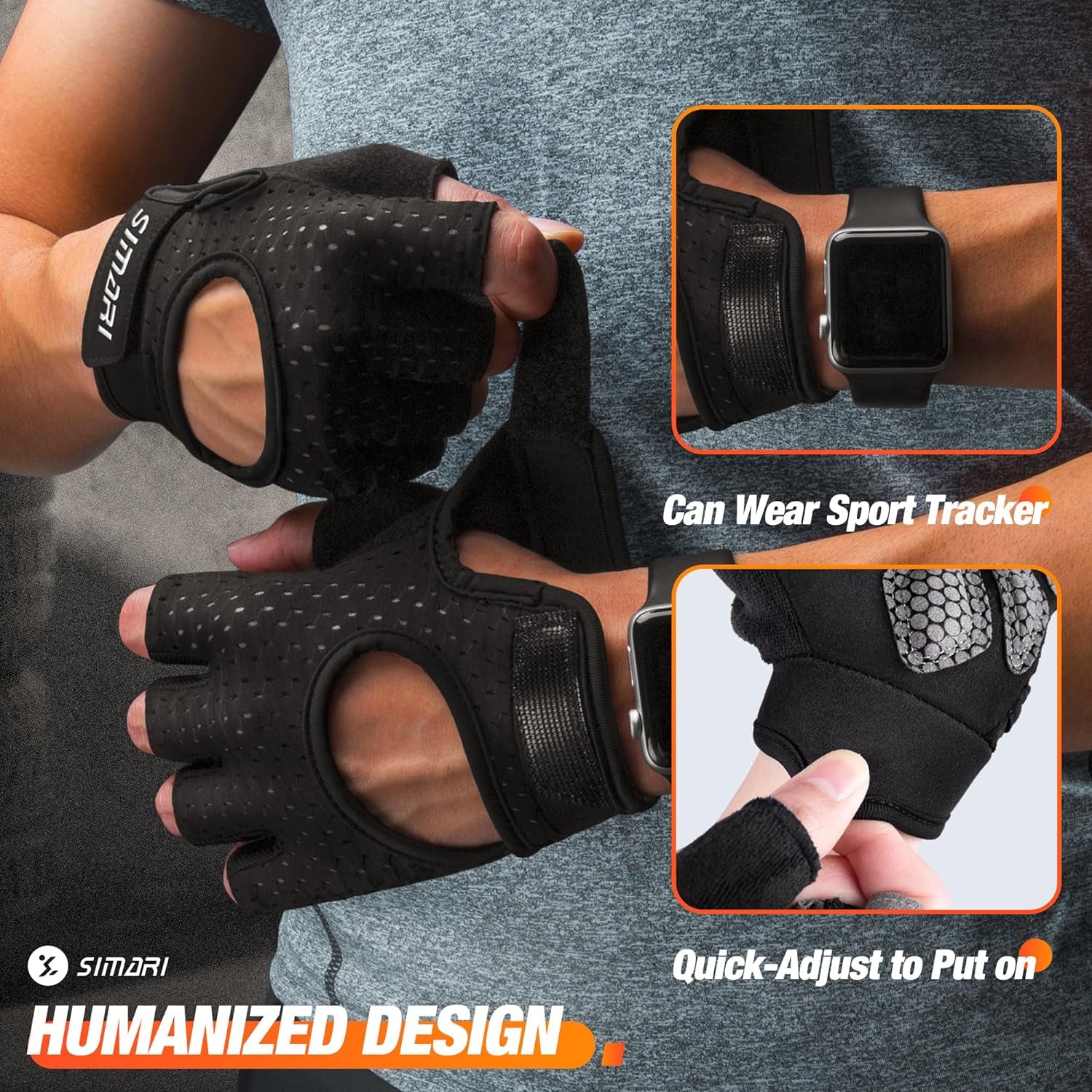Breathable Weight Lifting Gloves for Men and Women - Padded Grip, Full Palm Protection for Gym Training, Cycling, Crossfit, and Climbing