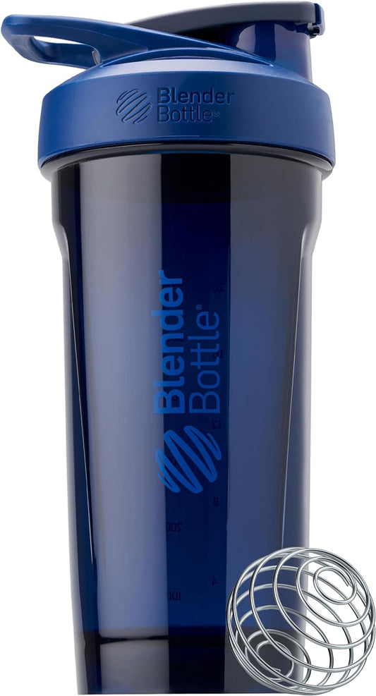 Strada Shaker Cup Perfect for Protein Shakes and Pre Workout, 28-Ounce, Blue